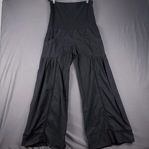 Wearables Women's Black Wide-Leg Sleeveless maternity S Cotton Spandex pants